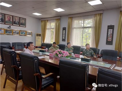 湘潭市军分区司令员贺建一行调研“百家标杆”联点企业【湘潭恒欣】