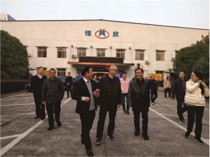 湖南省工信厅领导莅临【湘潭恒欣】视察工作