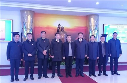 韶山市市委书记曹伟宏一行莅临【湘潭恒欣】走访慰问