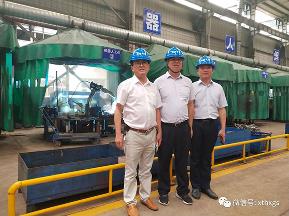 湘潭市应急管理局党组书记陈术贤莅临【湘潭恒欣】指导工作