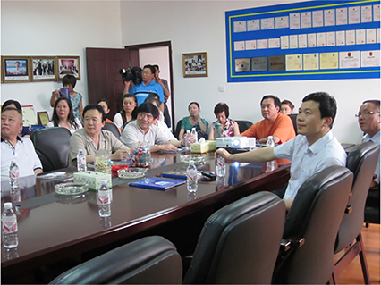 中国民营企业国际合作发展促进会会长张维新莅临湘潭恒欣