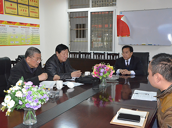 国家煤炭科学研究总院前院长芮素生一行深入“湘潭恒欣”调研