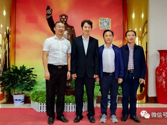 湖南省政府副秘书长、办公厅主任陈仲伯一行莅临【湘潭恒欣】指导工作