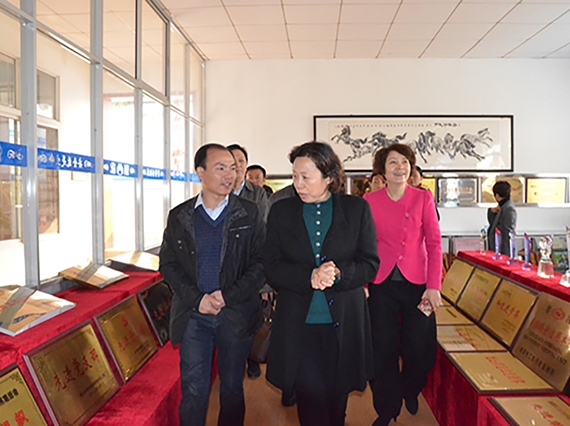 湖南省人大常委副主任、总工会主席刘莲玉一行莅临“湘潭恒欣”参观调研