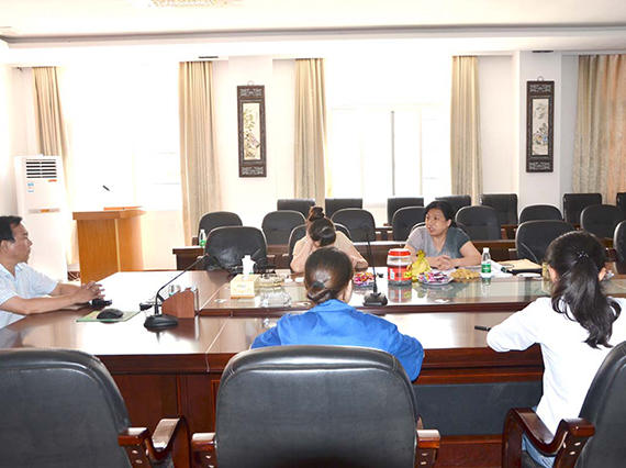 湖南省企业质量信用等级评定委员会专家一行到我公司进行AAA等级现场检查