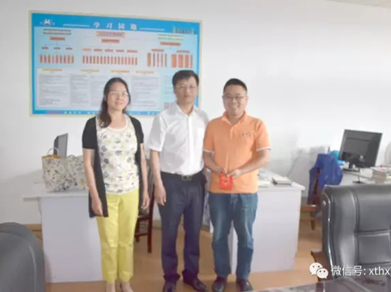 韶山市委常委、副书记韩波莅临【湘潭恒欣】慰问科技工作者