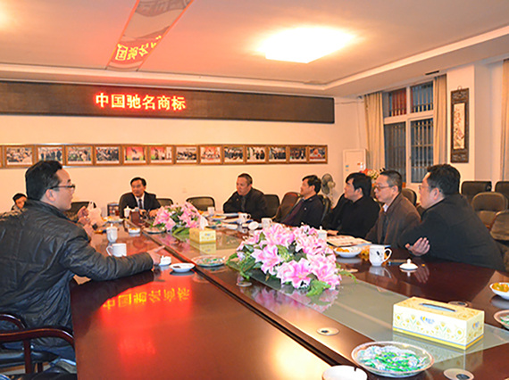 湖南省经信委中小企业局局长黄学工等领导一行莅临湘潭恒欣