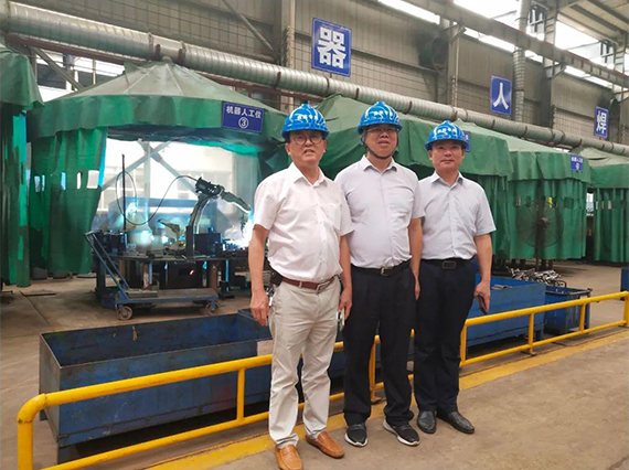 湘潭市应急管理局党组书记陈术贤莅临【湘潭恒欣】指导工作