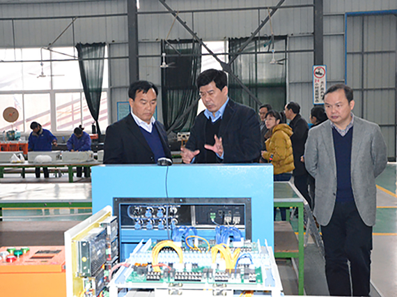 国家财政部刘处长一行莅临“湘潭恒欣”视察工作