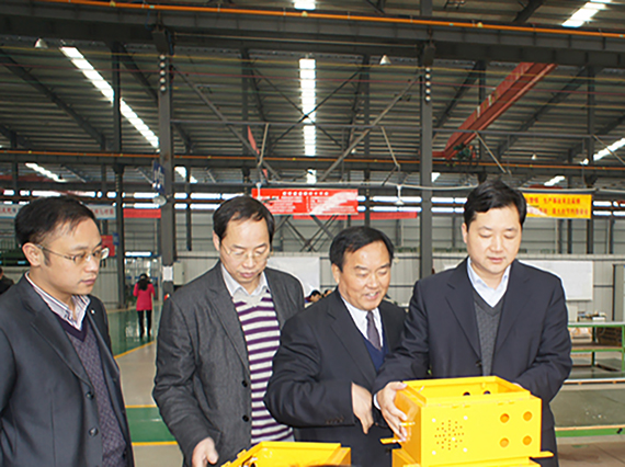 湘潭市委常委蒋锋莅临我公司检查指导工作