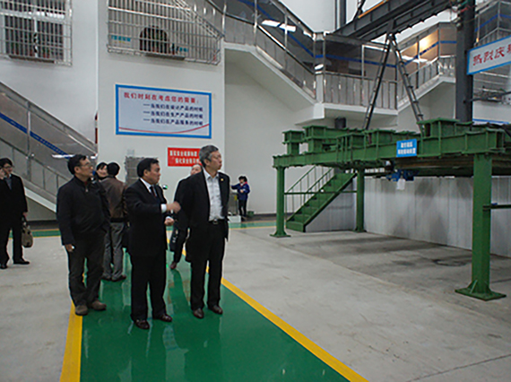 省机械行管办领导一行莅临公司检查指导工作