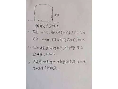 轨道猴车巷道图