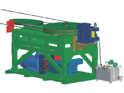 机械式落地双槽双轮驱动装置