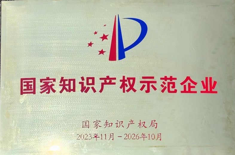 我司荣获国家知识产权示范企业称号